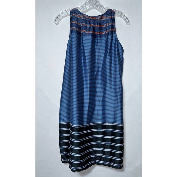 Ann Taylor‎ LOFT Blue and Red Shift Dress Size S - Picture 3 of 4